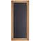 Brown Wood Beaded Frame Wall Mirror with Distressing 24" x 2" x 54"